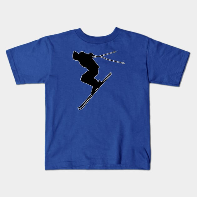 ski Kids T-Shirt by Huggy Mauve